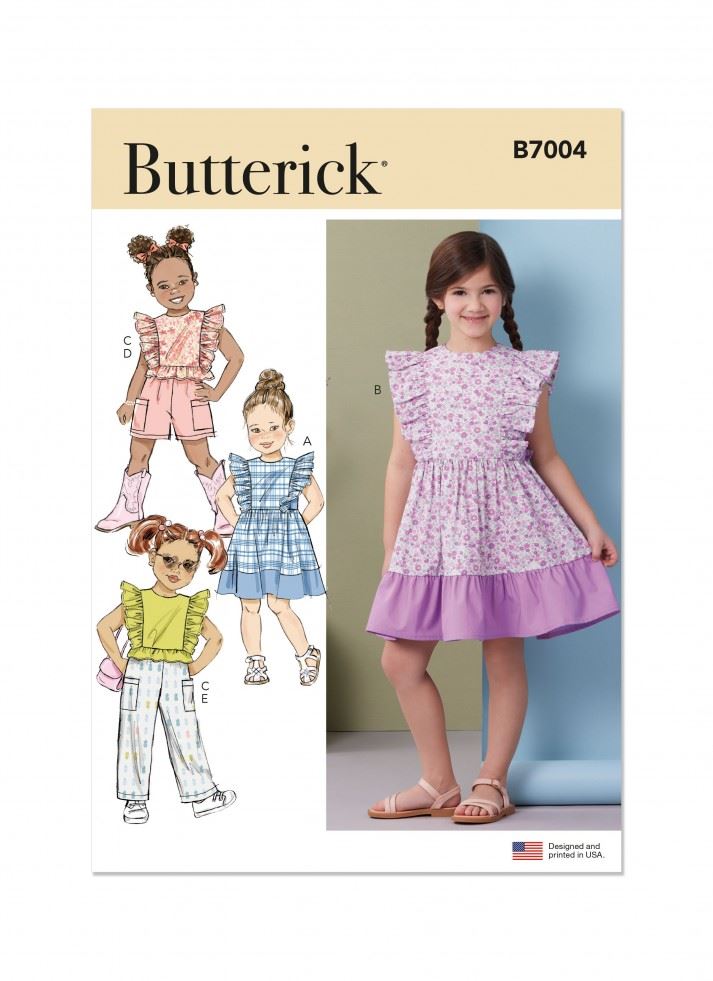 Butterick Paper Sewing Pattern 7004
 