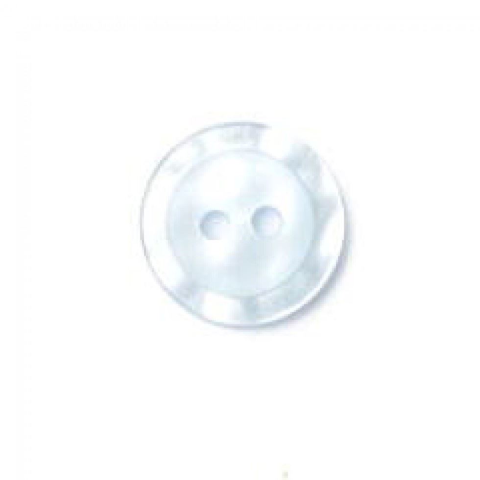 Crendon Light Blue Round Pearlescent Buttons (Value Pack)