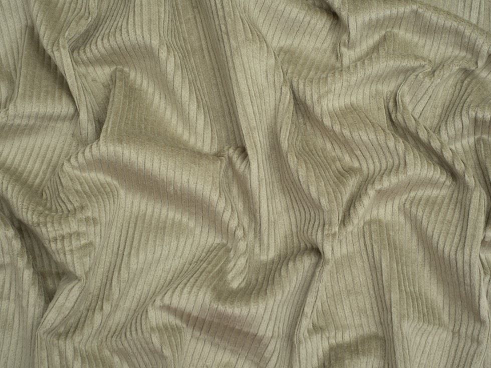 Minerva Core Range 6 Wale Stretch Woven Jumbo Cord Fabric Khaki
 