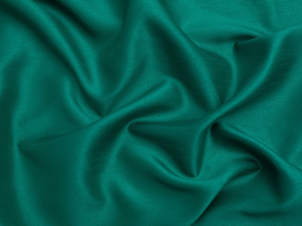 Minerva Core Range Shantung Dupion Fabric Jade
 
