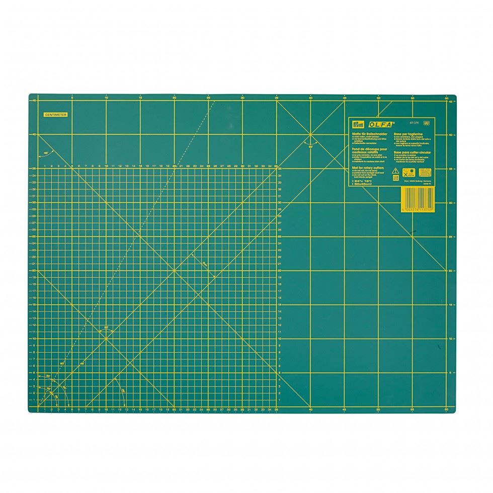 Prym Double Sided Cutting Mat Green
 