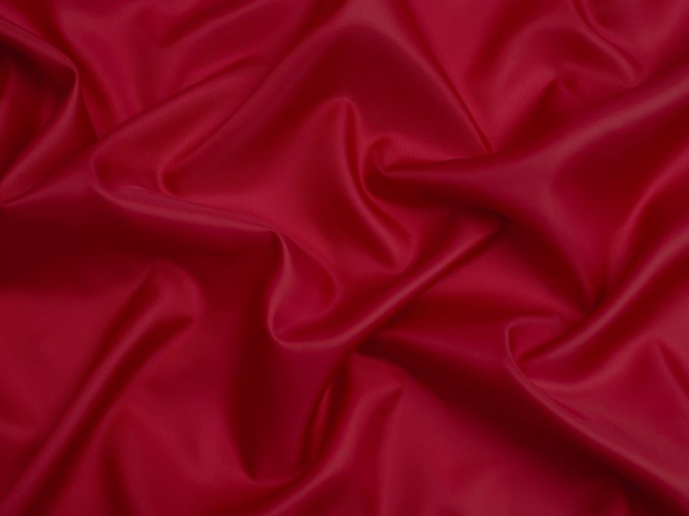 Minerva Core Range Recycled Polyester Twill Lining Fabric Vermillion
 