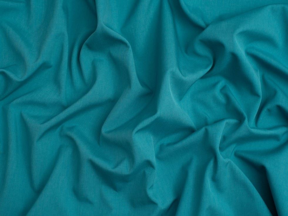 Minerva Core Range Stretch Woven Fleece Back Soft Shell Coating Fabric Petrol
 