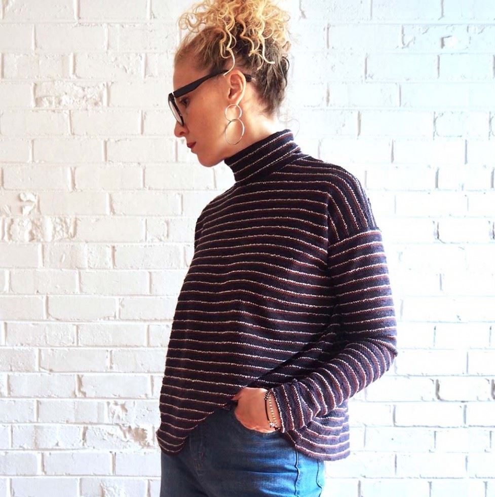 Tessuti Paper Sewing Pattern Monroe Turtleneck