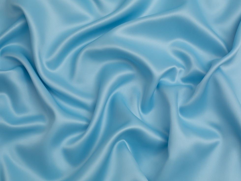 Matte Polyester Satin Fabric Sky Blue
 