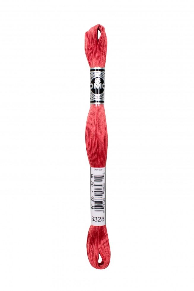 DMC Size 25 Coton A Broder Special Embroidery Thread 3328
 