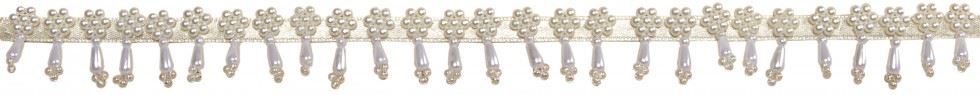 Simplicity White Pearl Drop Trim