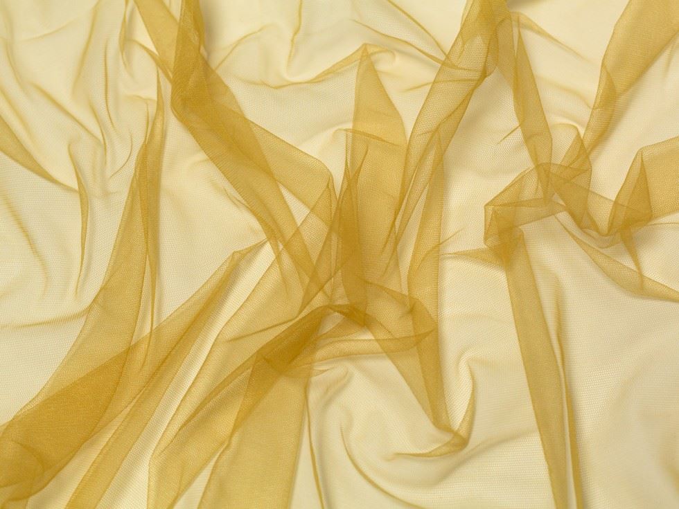 Minerva Core Range Dolce Vita Soft Italian Tulle Fabric Golden
 