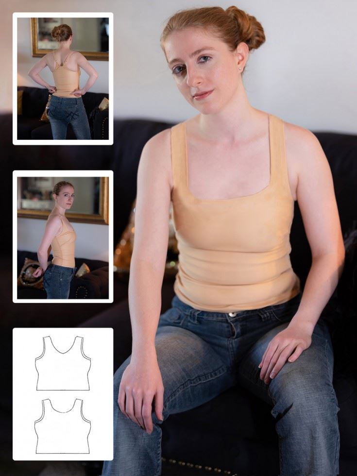 Booby Traps Paper Sewing Pattern Utopia Chest Bind
 