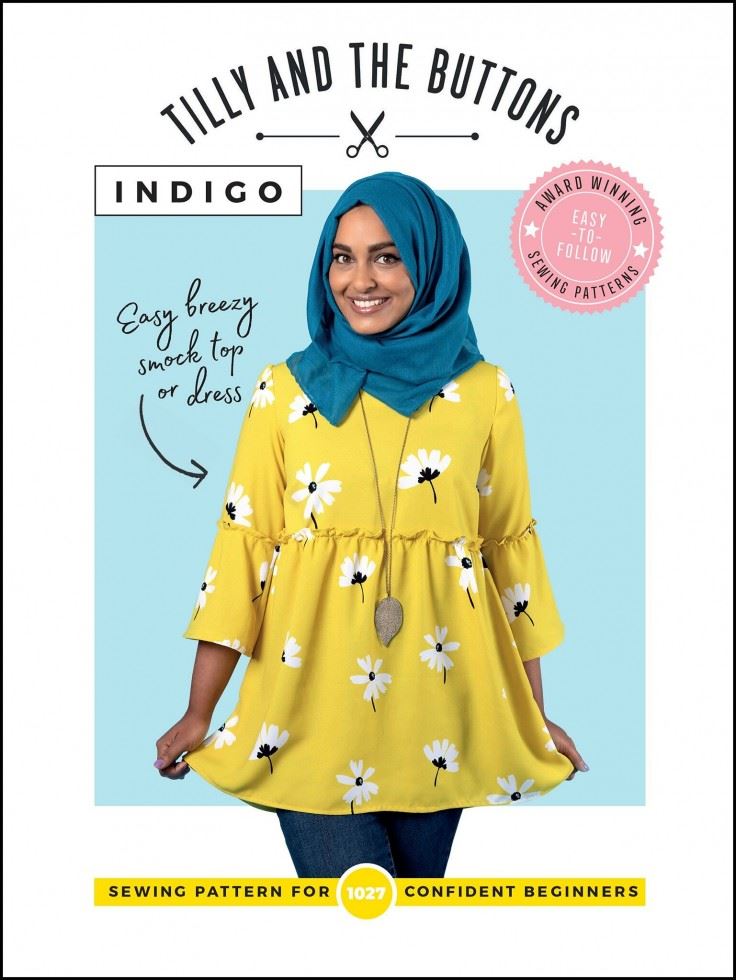 Tilly and the Buttons Sewing Pattern Indigo Smock Top & Dress
