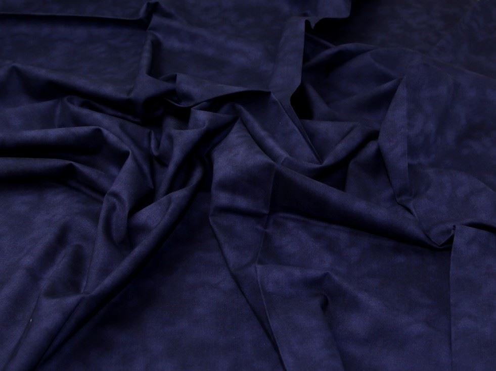 John Louden Navy 100% Cotton Fabric