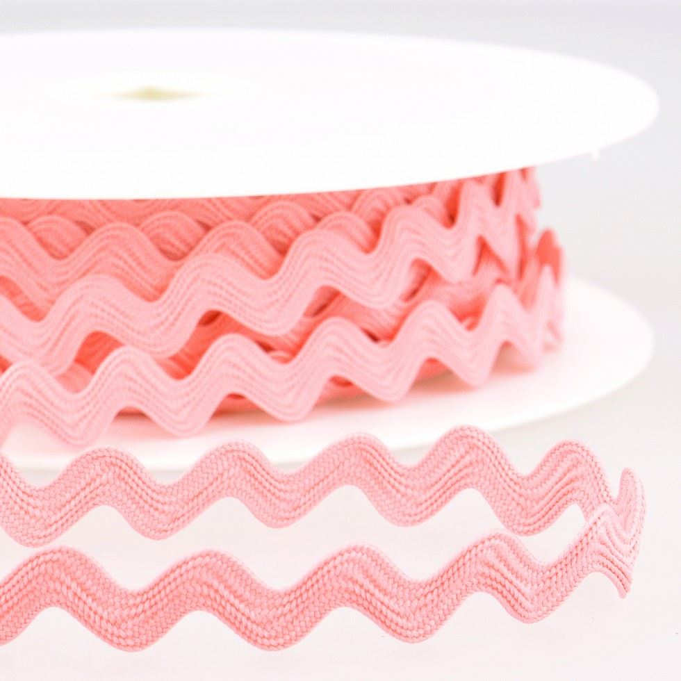 Stephanoise Ric Rac Trim Pink
 