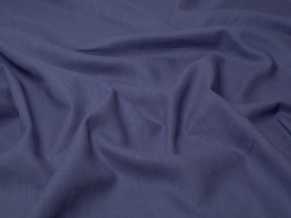 Minerva Core Range Mauve Mill Washed 100% Linen Fabric