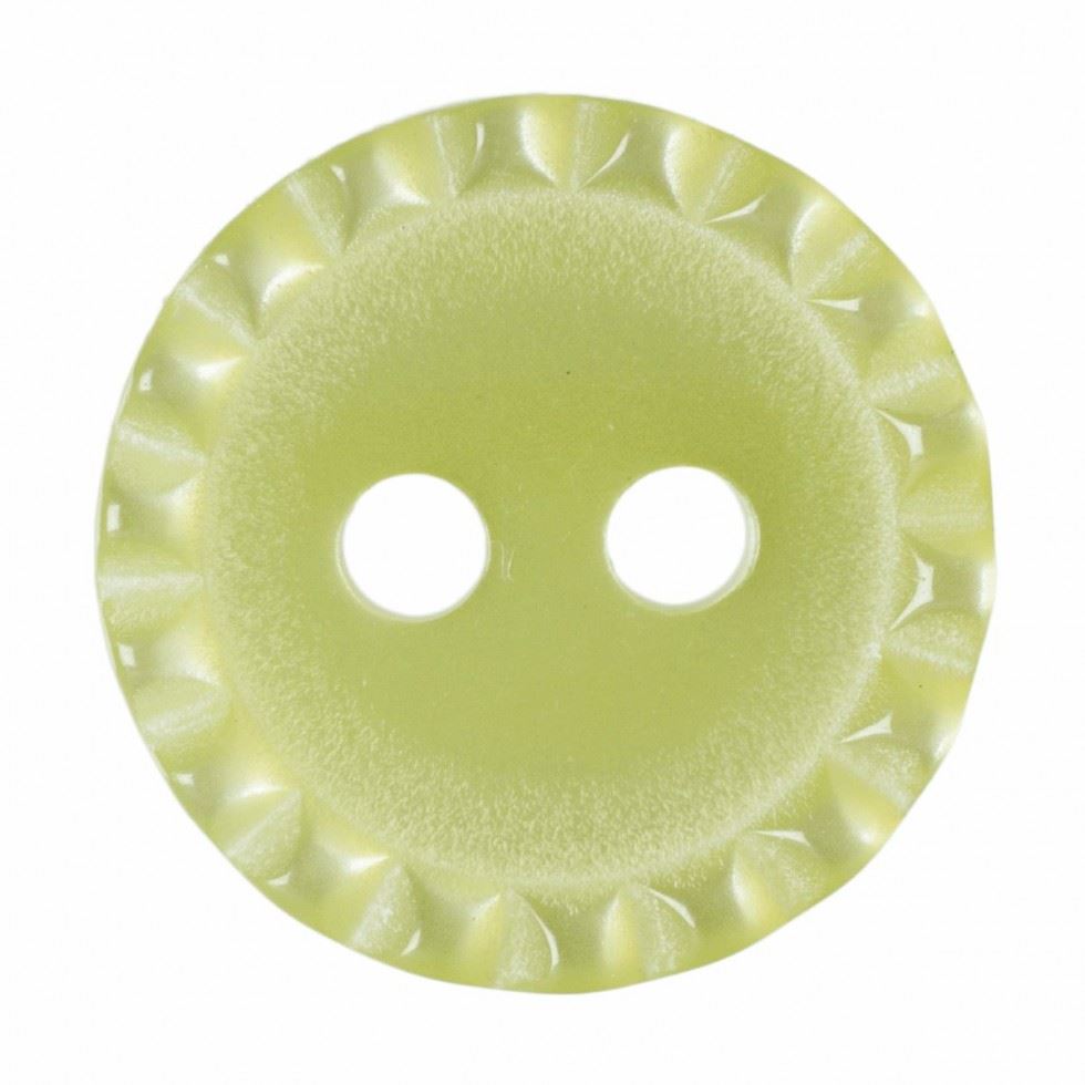 Hemline Yellow Round Shirt Buttons