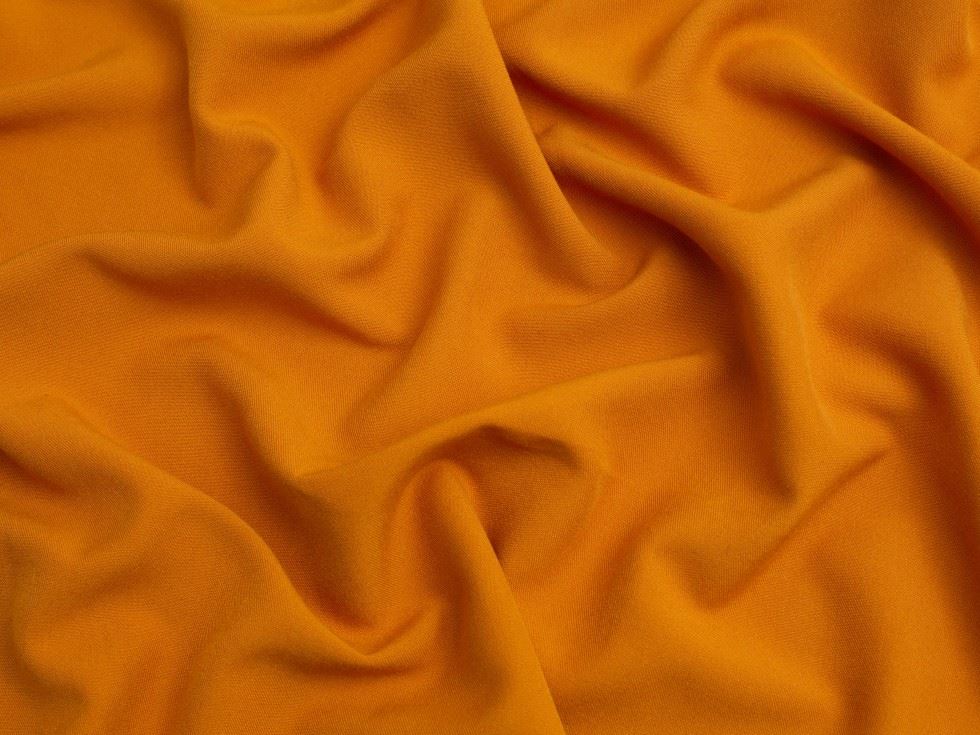 Stretch Woven Viscose Twill Suiting Fabric Ochre
 