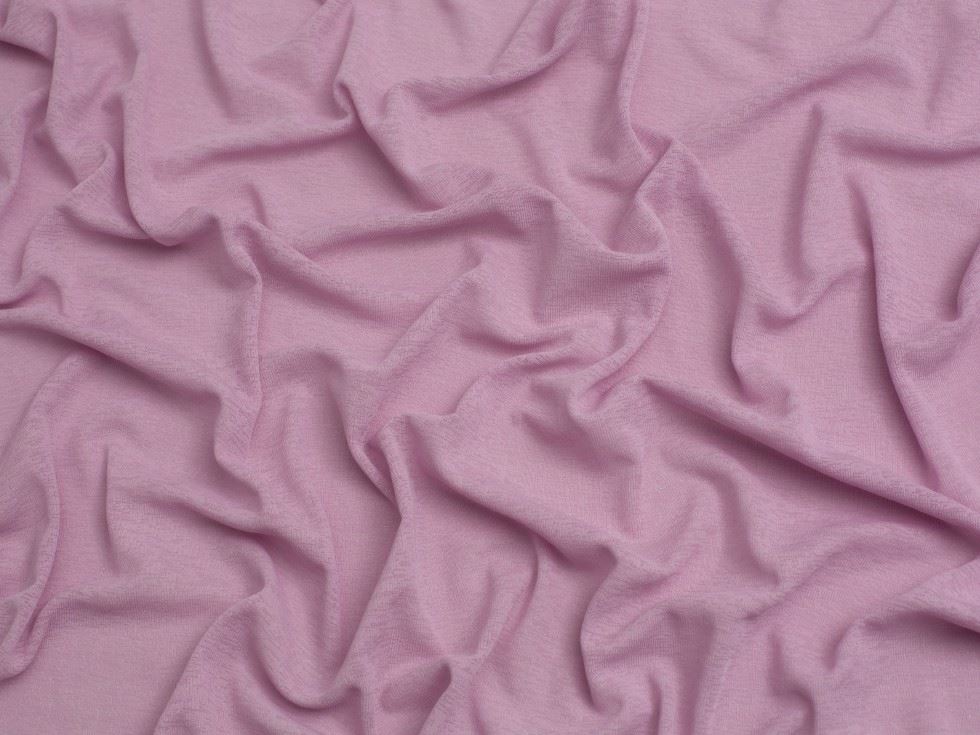Minerva Core Range Lilac Onion Skin Fine Sweater Knit Stretch Fabric