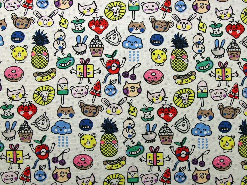 Rico Multicoloured 100% Cotton Fabric