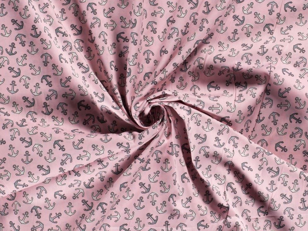 100% Cotton Poplin Fabric Pink
 