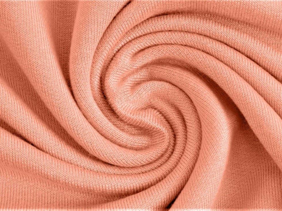 Salmon Modal Jersey Stretch Knit Fabric