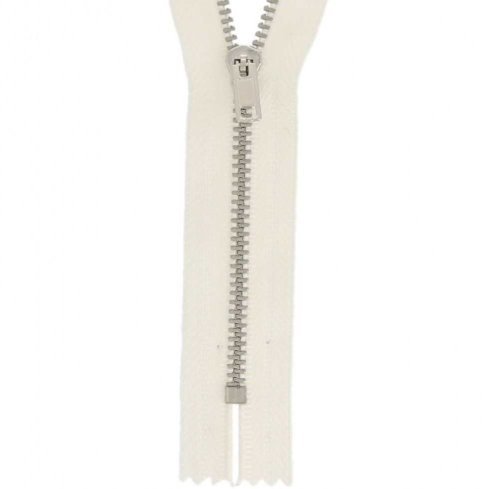 Milward Cream Metal Trouser Closed End Zips