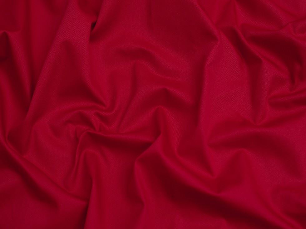 Minerva Core Range Polyester Cotton Drill Fabric Red
 
