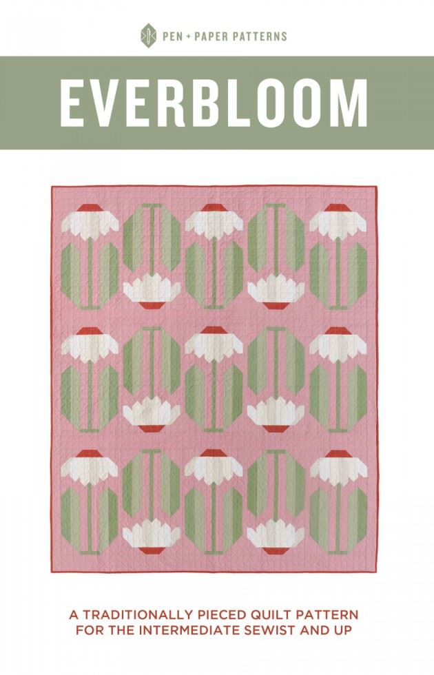 Pen + Paper Quilting Pattern Everbloom
 