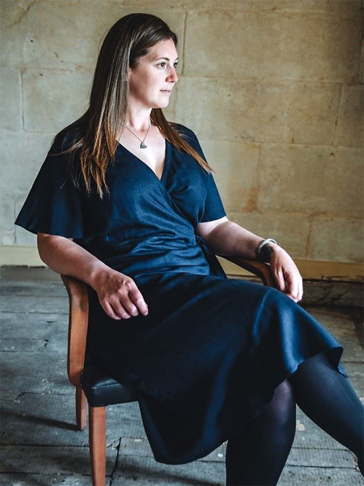 Sussex Seamstress Paper Sewing Pattern Chichester Wrap Dress
 