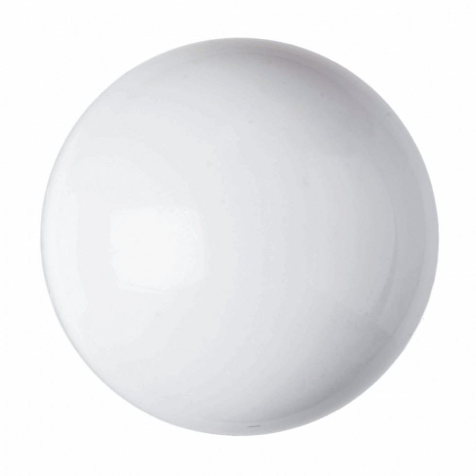 Hemline White Round Shank Buttons