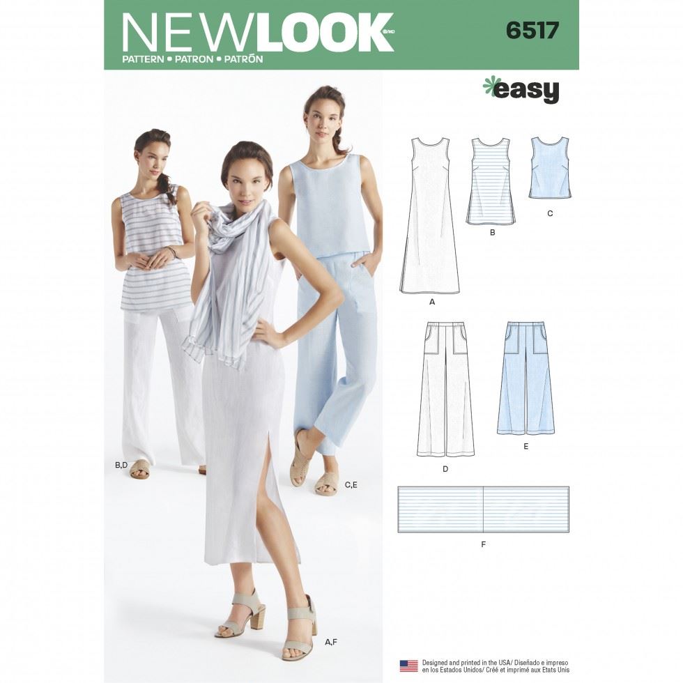 New Look Paper Sewing Pattern 6517