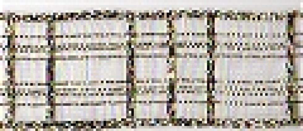 Berisfords Metallic Check Ribbon 200 Gold
 