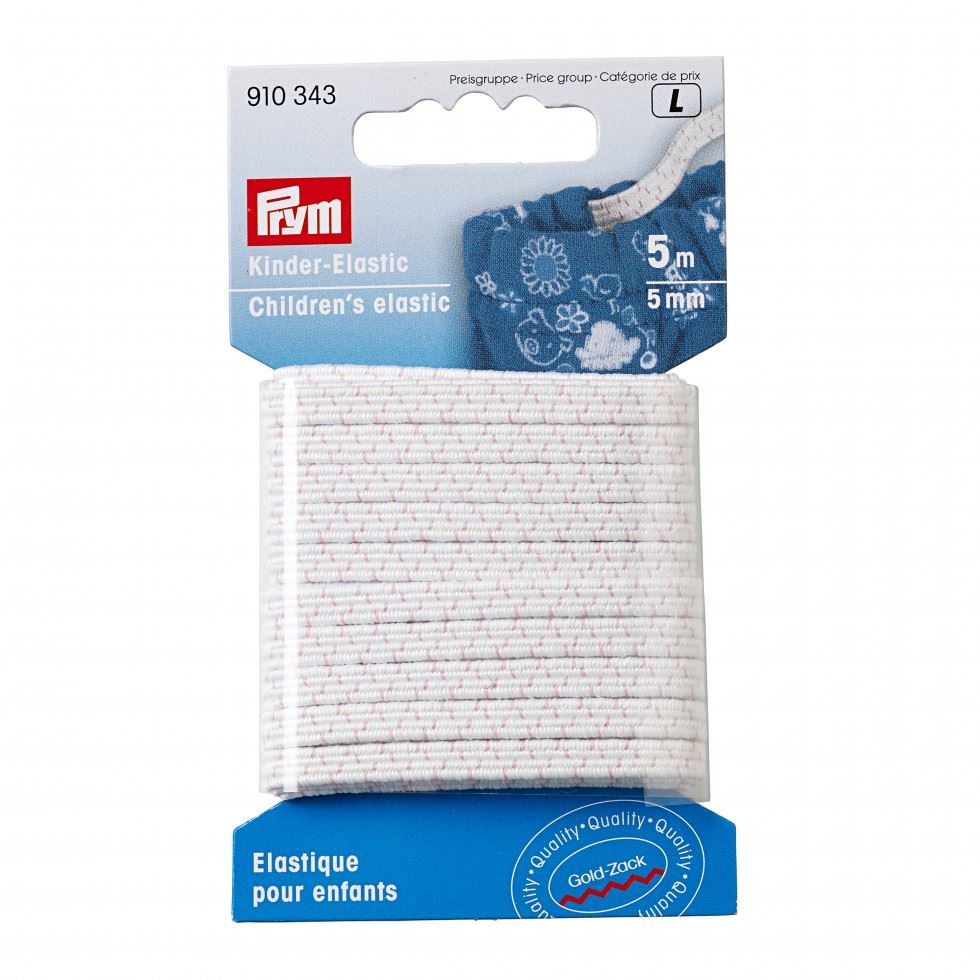 Prym Childrens Elastic White
 