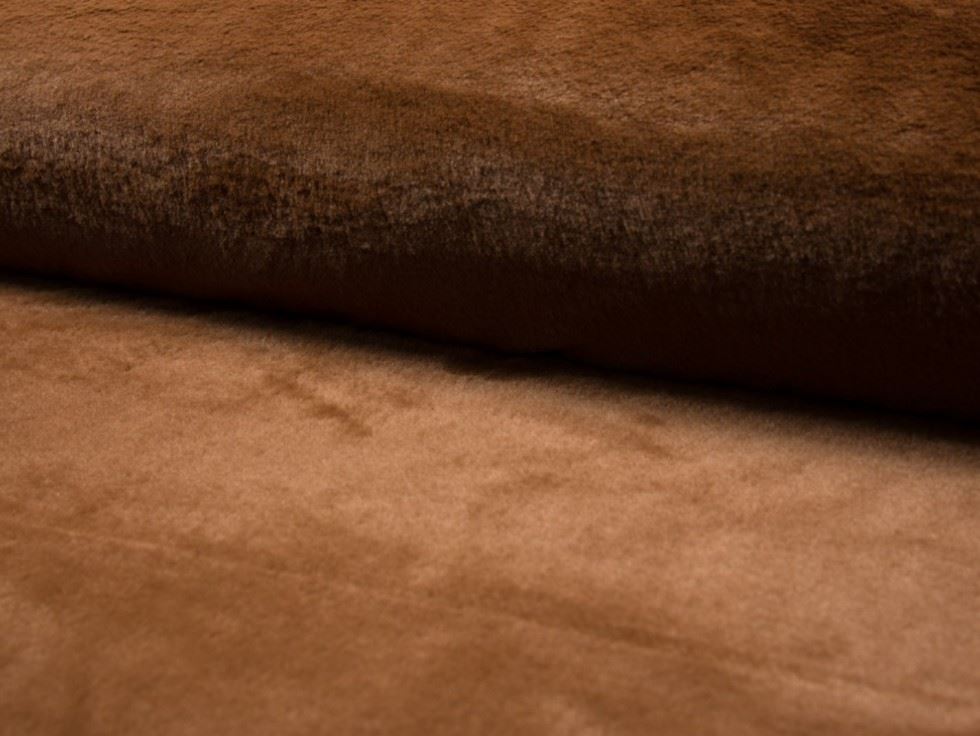Brown Deadstock Luxury Super Soft Faux Fur Fabric