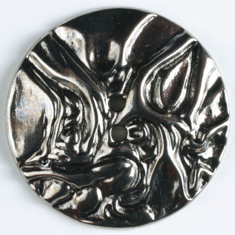 Dill Antique Silver Round Metal Buttons (Value Pack)