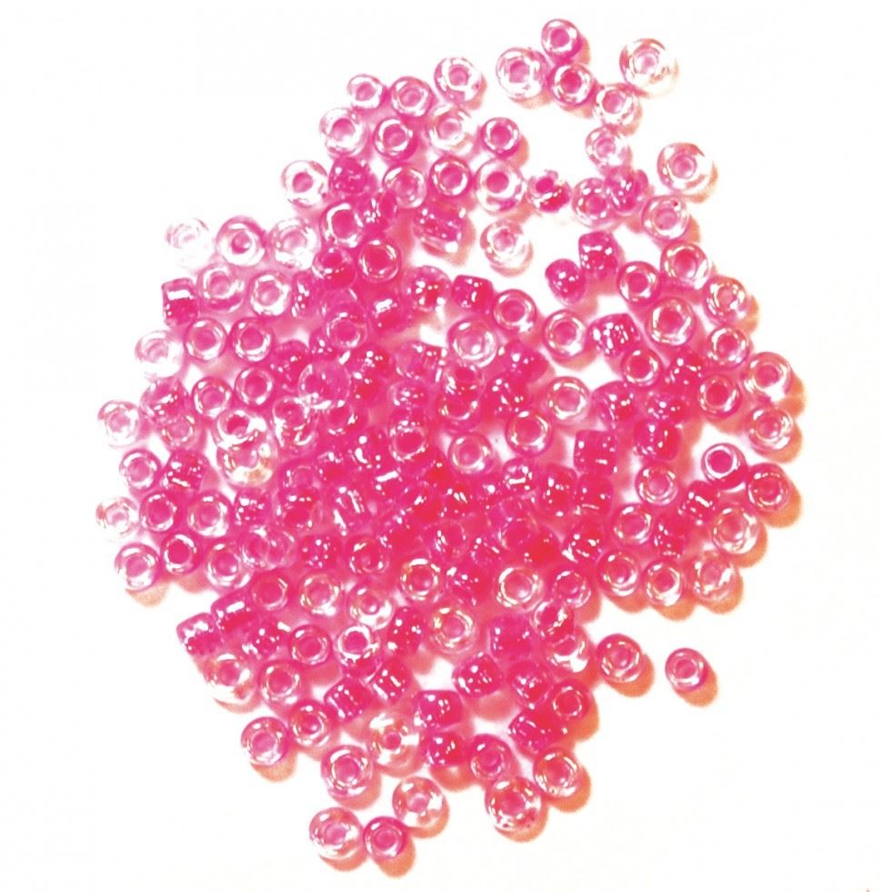 Craft Factory Fuchsia Rocailles Beads