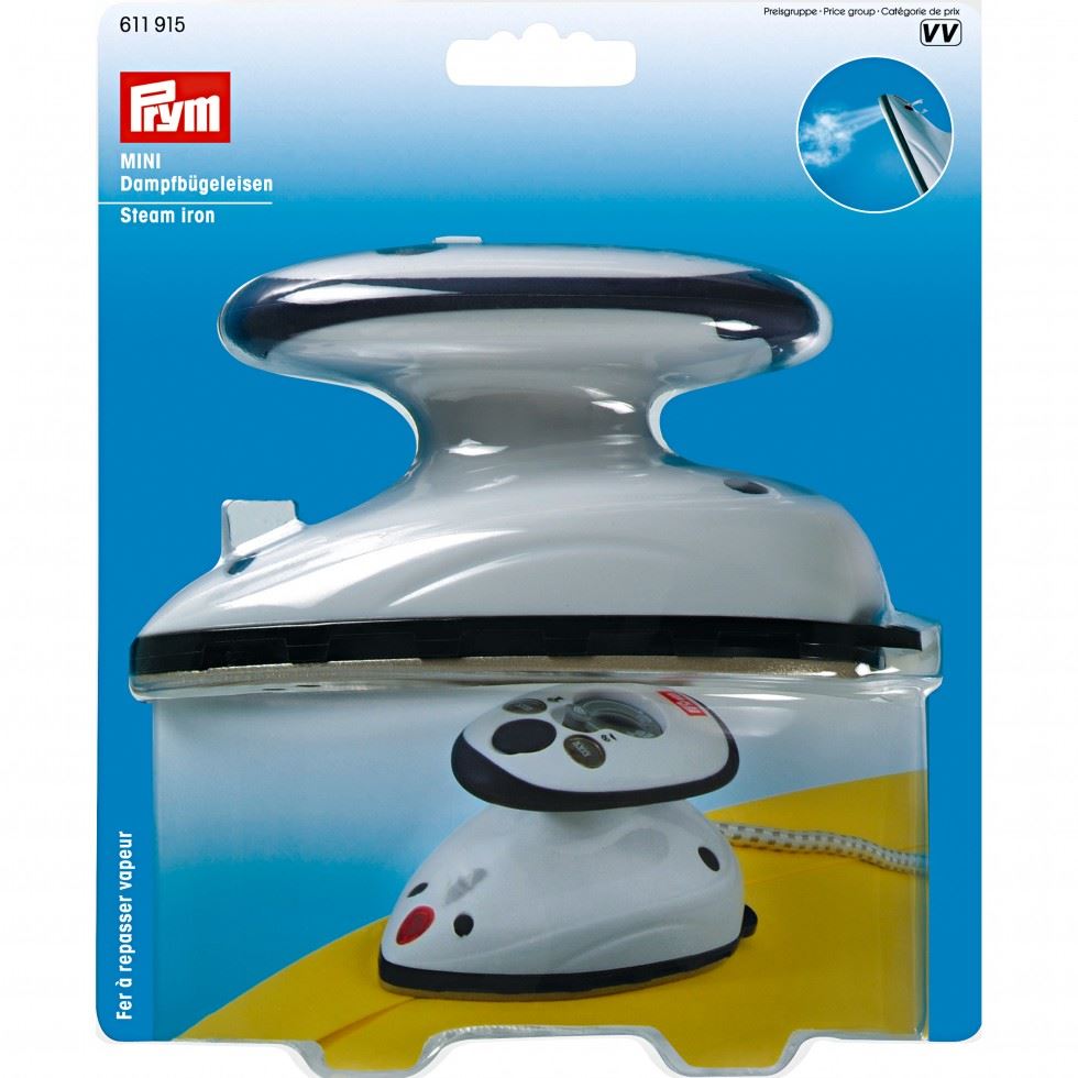Image of Prym Mini Steam Iron 2 Pin Plug