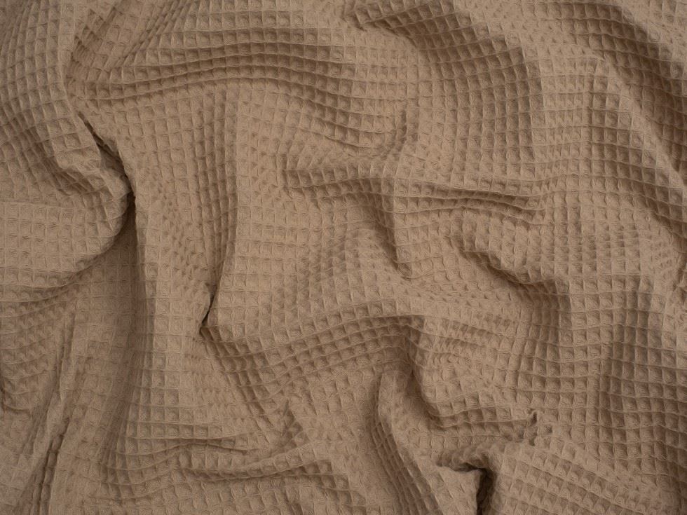 Minerva Core Range Fawn Medium Cotton Waffle Fabric