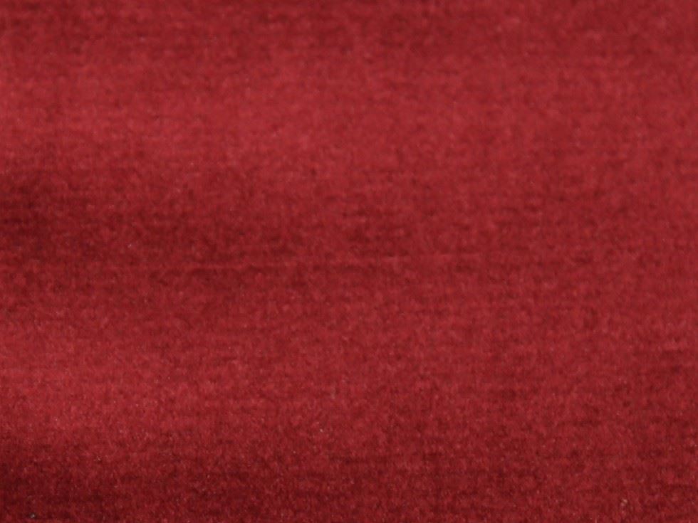 Stof France Vienne Velour Stretch Knit Fabric Bordeaux