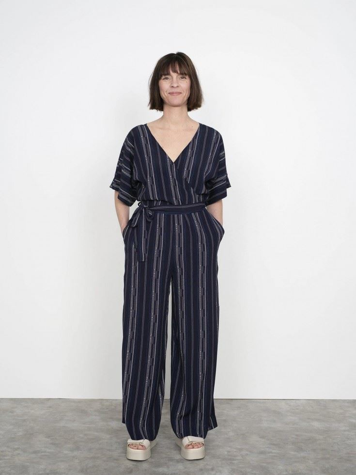 The Assembly Line Paper Sewing Pattern Wide Leg Jumpsuit