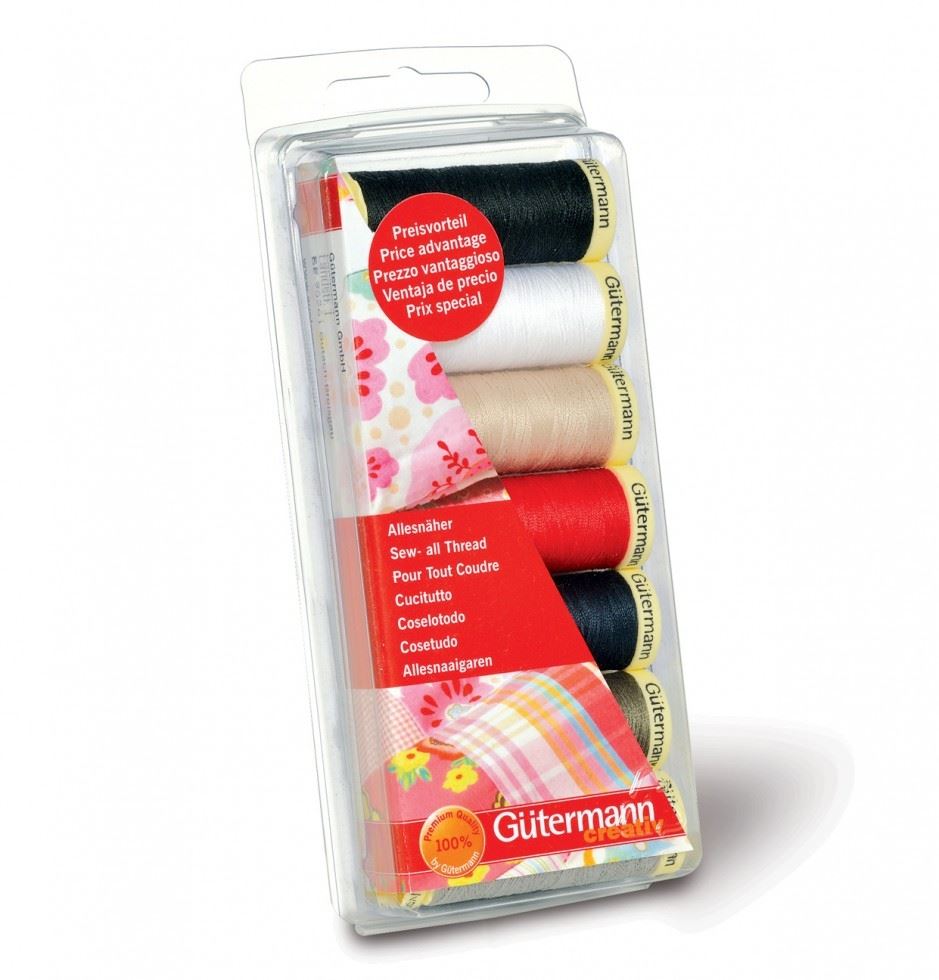 Gutermann Sew All Sewing Thread Set Basic Colours
 