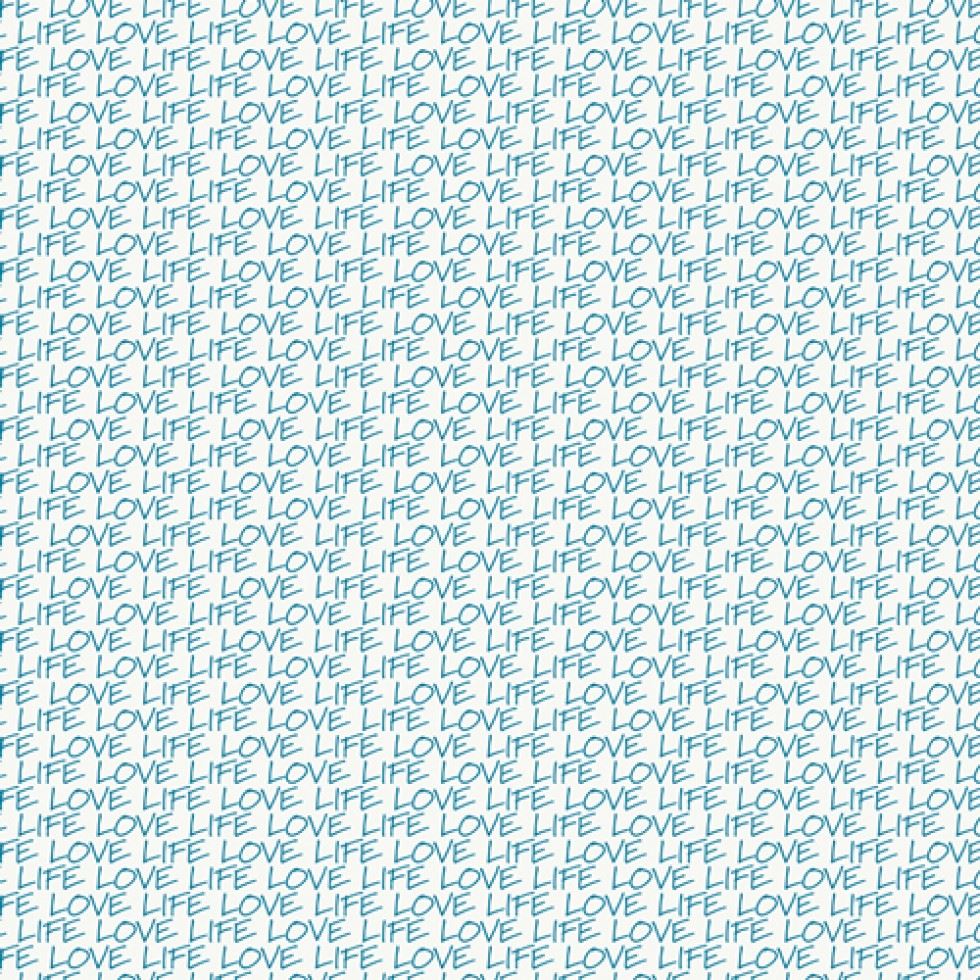 Art Gallery Fabrics Letters 100% Cotton Poplin Fabric Love Life