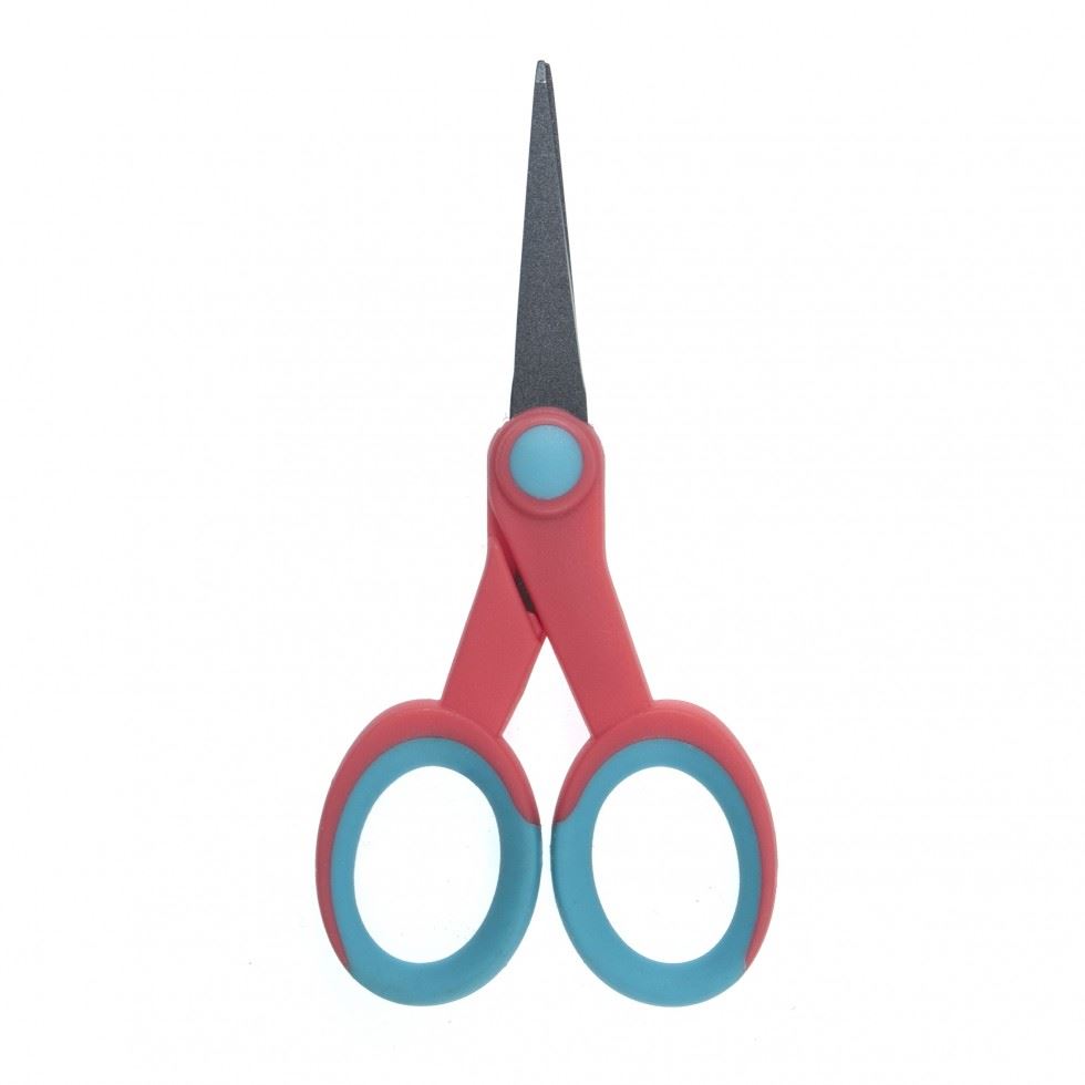 Image of Hemline Teflon Precision Soft Grip Scissors
