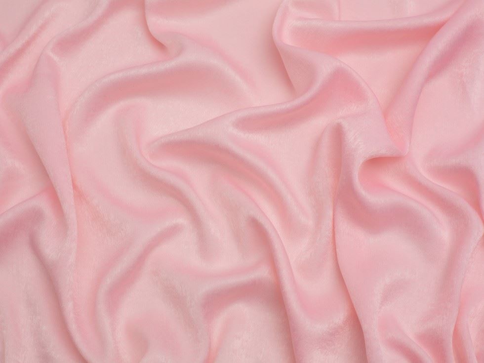 Minerva Core Range Pink Velvet Touch Satin Fabric