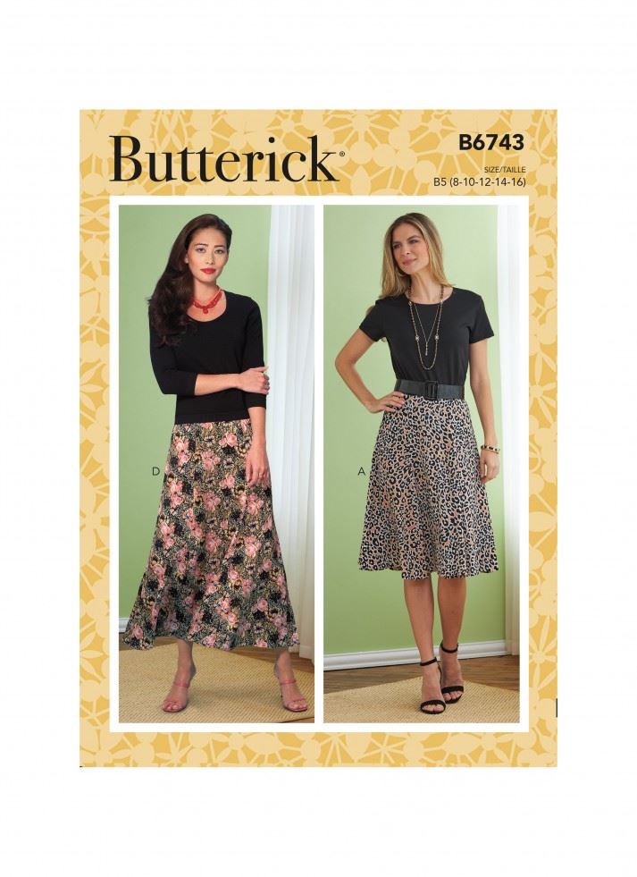 Butterick Paper Sewing Pattern 6743
 