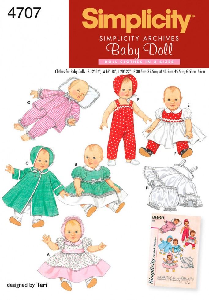 Simplicity Paper Sewing Pattern 4707
 