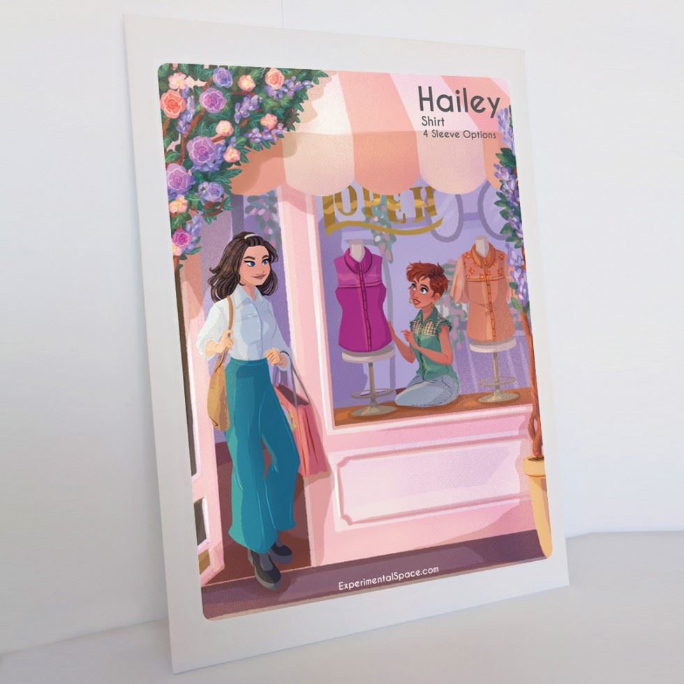 Experimental Space Sewing Pattern Hailey Shirt