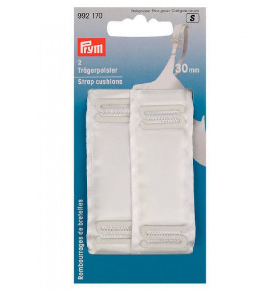 Prym Bra Strap Cushions White
 