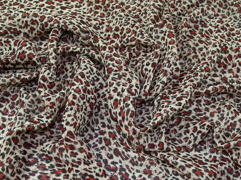 Ginger Deadstock Sheer Chiffon Fabric