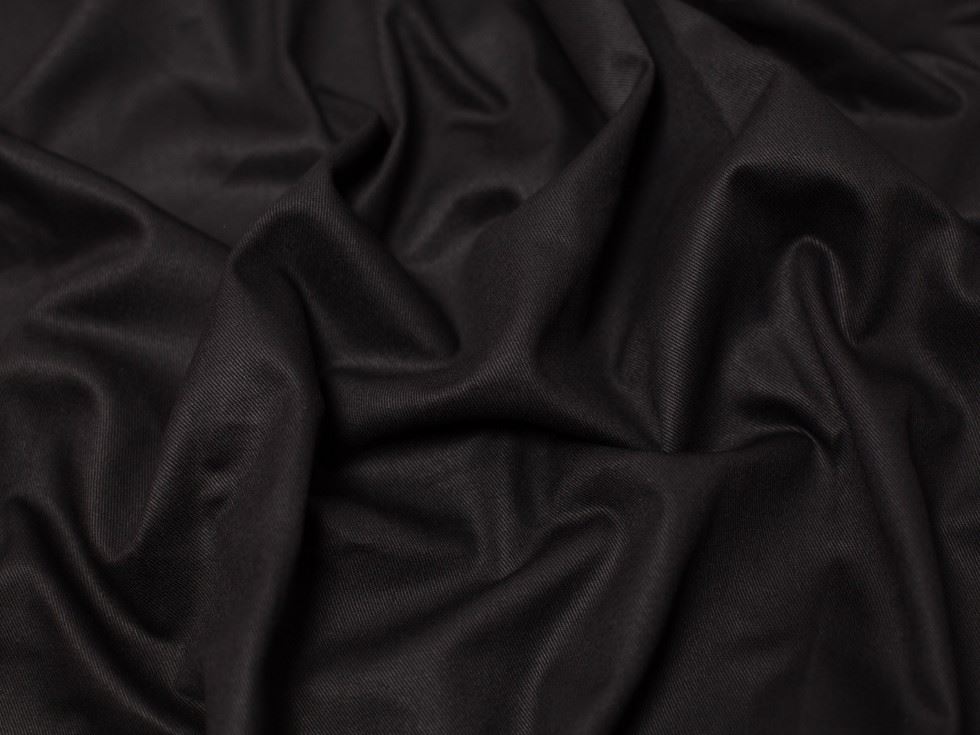 Minerva Core Range Heavy 100% Cotton Drill Fabric Black
 