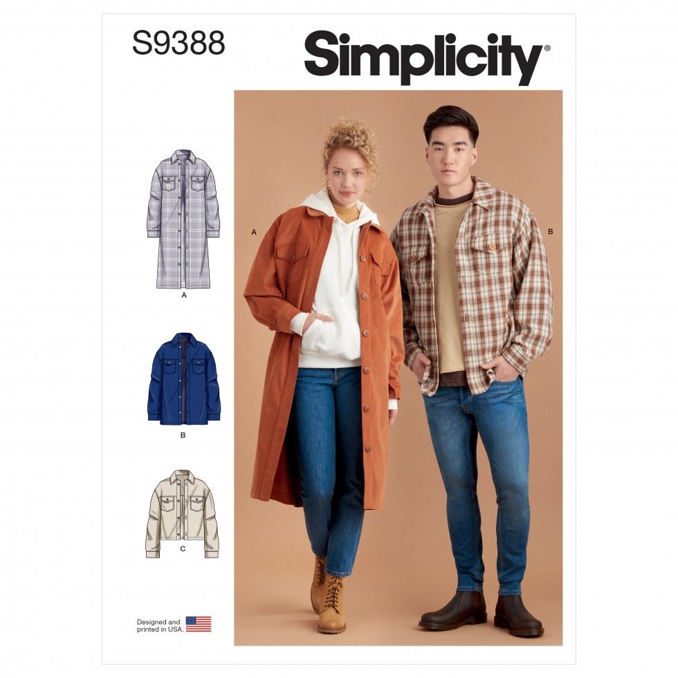 Minerva Sewing Pattern 9388 Simplicity Simplicity-9388-A