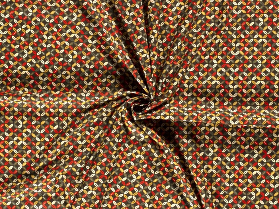 100% Cotton Poplin Fabric Olive
 